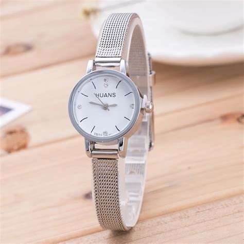 petite silver watch|small feminine watches.